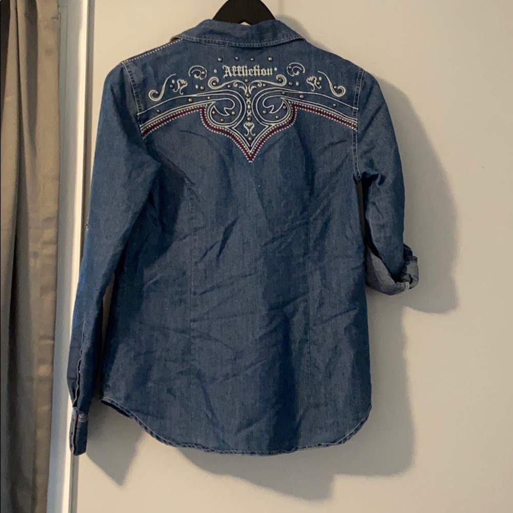 Affliction Button Up - image 6